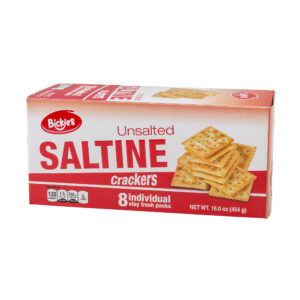 BICKIES SALTINES UNSALTED<br /> 16 OZ