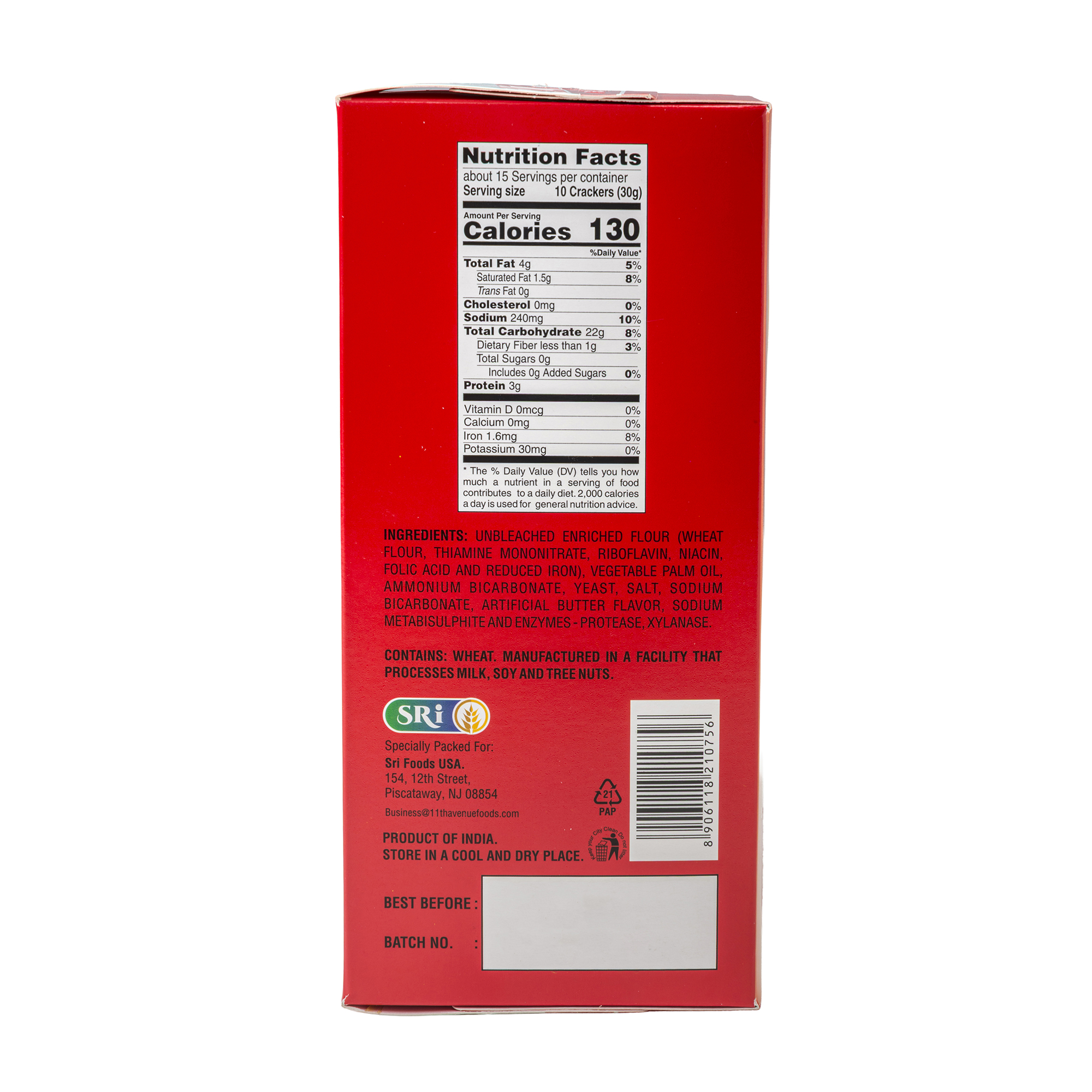 BICKIES SALTINES UNSALTED<br /> 16 OZ - Image 5