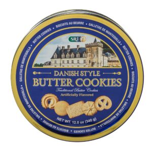 BICKIES BUTTER COOKIE TIN ASTD<br /> 12 OZ