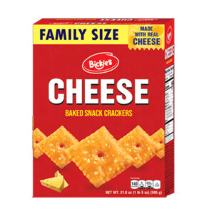 BICKIES CHEESE CRACKERS<br /> 21 OZ