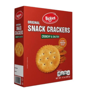 BICKIES SNACK CRACKERS ORIGINAL <br />12 OZ