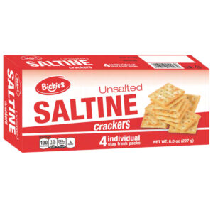 BICKIES SALTINES UNSALTED<br /> 8 OZ